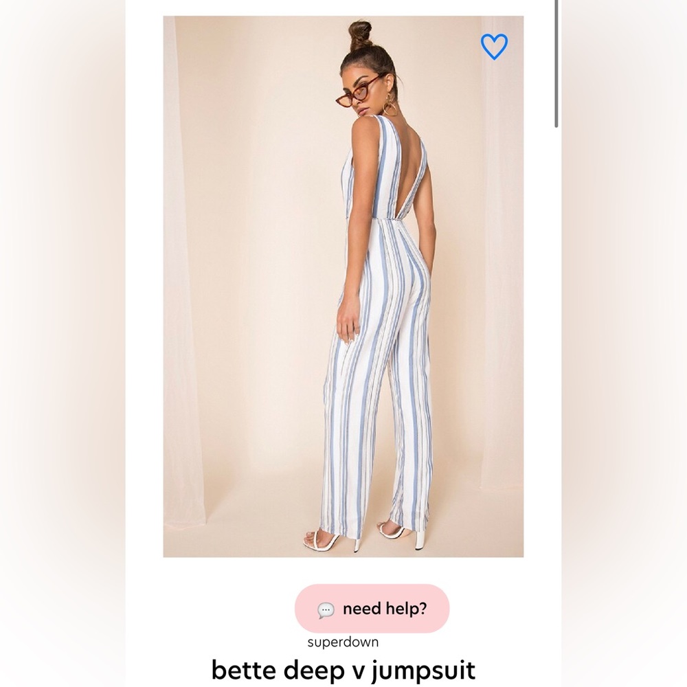 Striped jumpsuit
